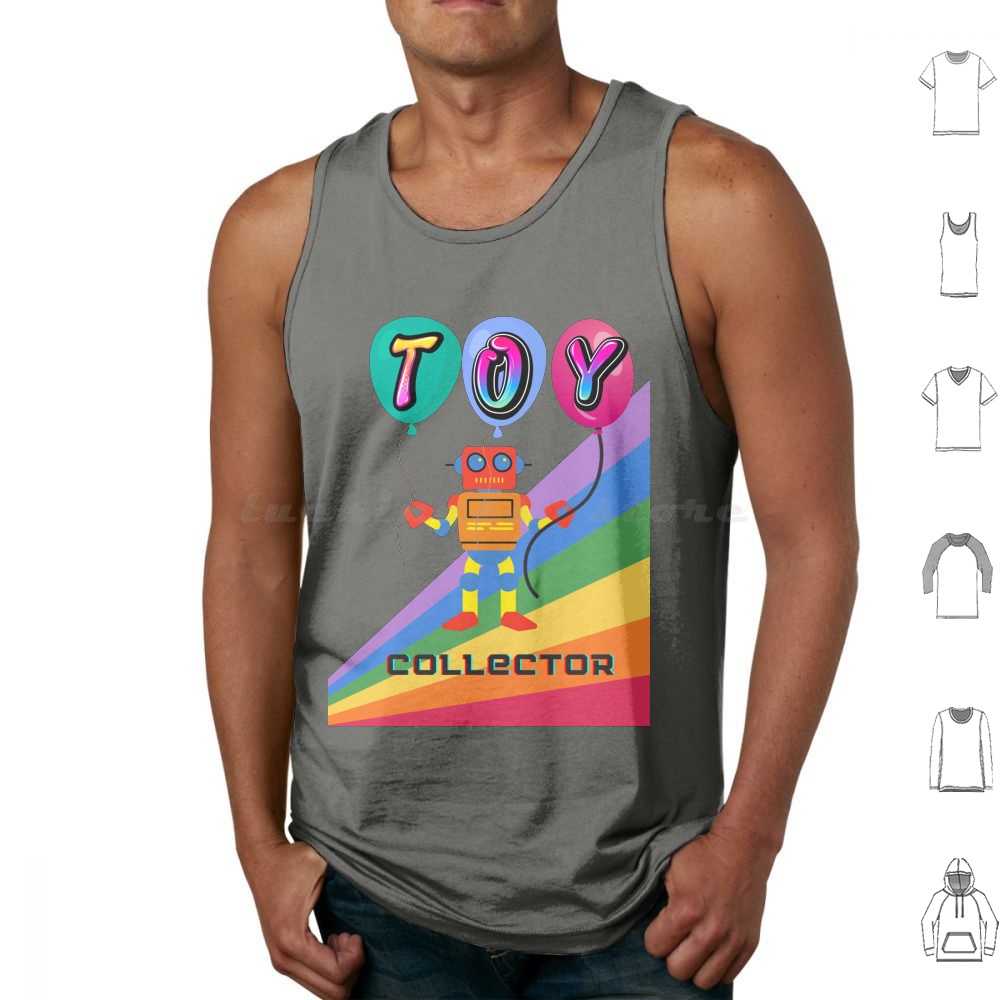 Vintage Collectible Figures - Toy Collector Tanktops mit Aufdruck aus