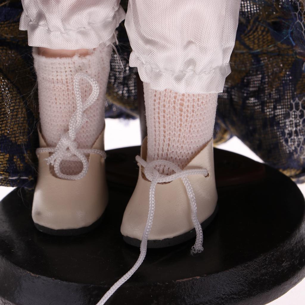 Vintage Collectible Porcelain Dolls - Viktorianische Porzellanpuppe Sammlerstück Heimdekoration 12 Zoll