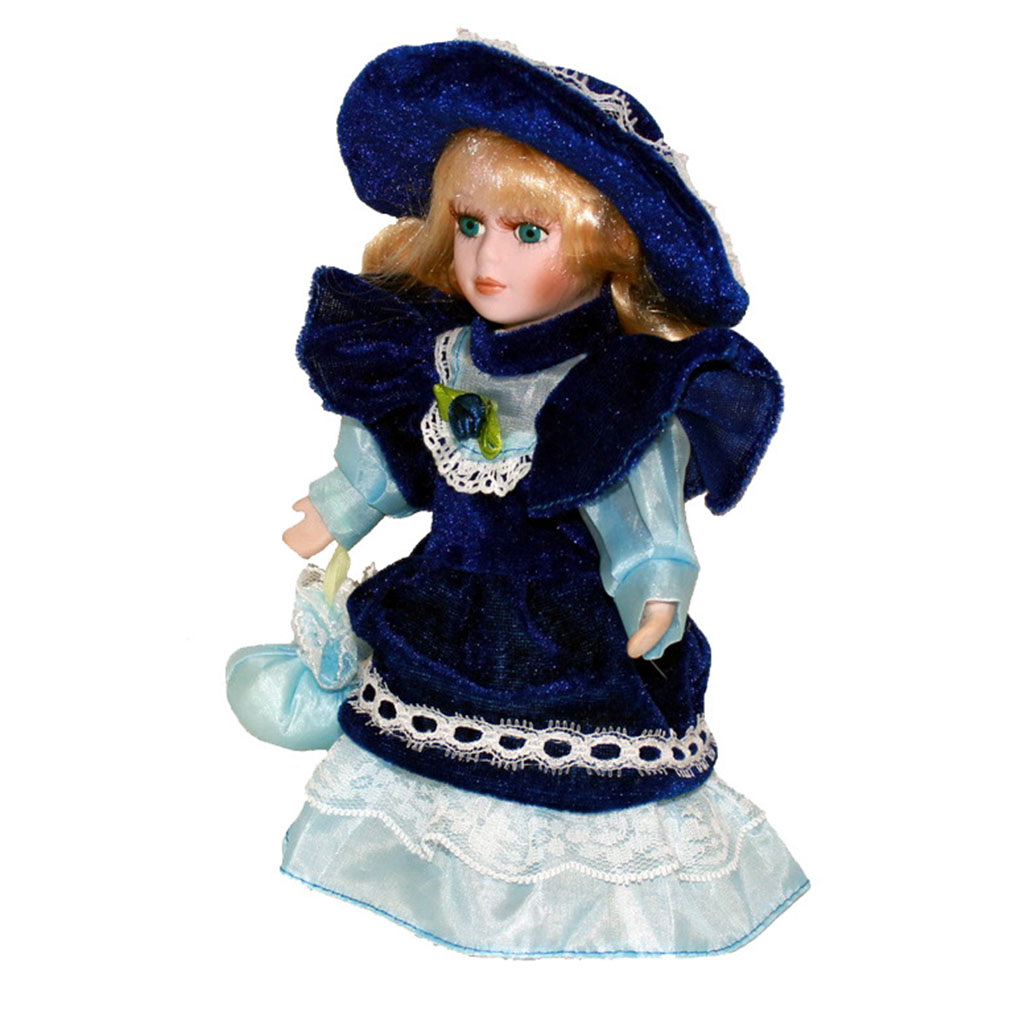 Vintage Collectible Porcelain Dolls - 20 cm große Porzellanpuppe im viktorianischen