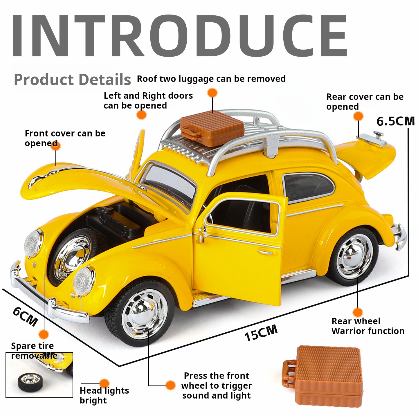 Vintage Collectible Toys For Sale - 1:32 Direktverkauf ab Werk Druckguss-Legierung Volkswagen