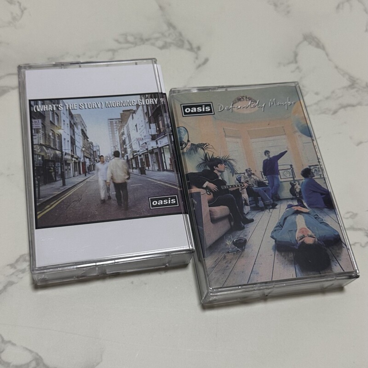 Vintage And Collectible - Oasis Britische Rockband Kassetten mit Liedtexten-Büchern