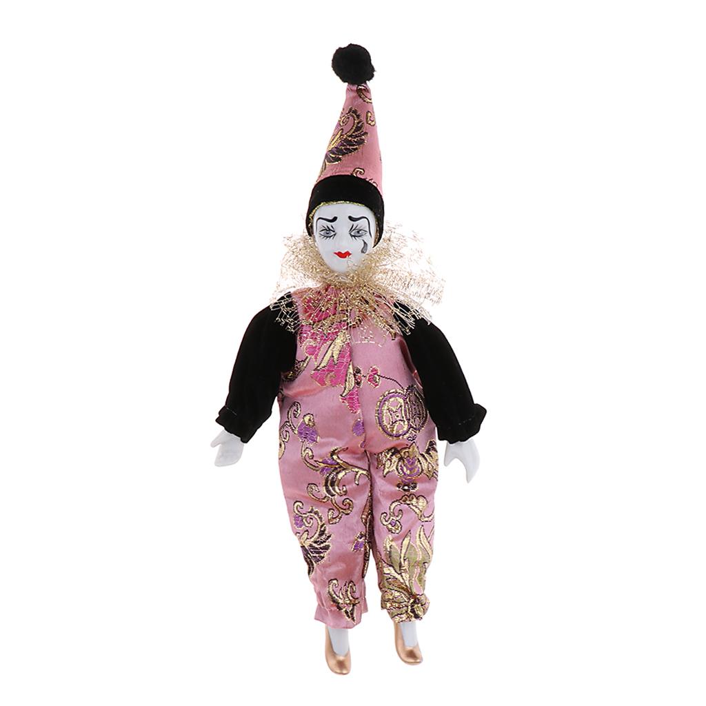 22cm Porzellan-Clownpuppen Sam – Vintage Collectible Porcelain Dolls Bewertung und Preis