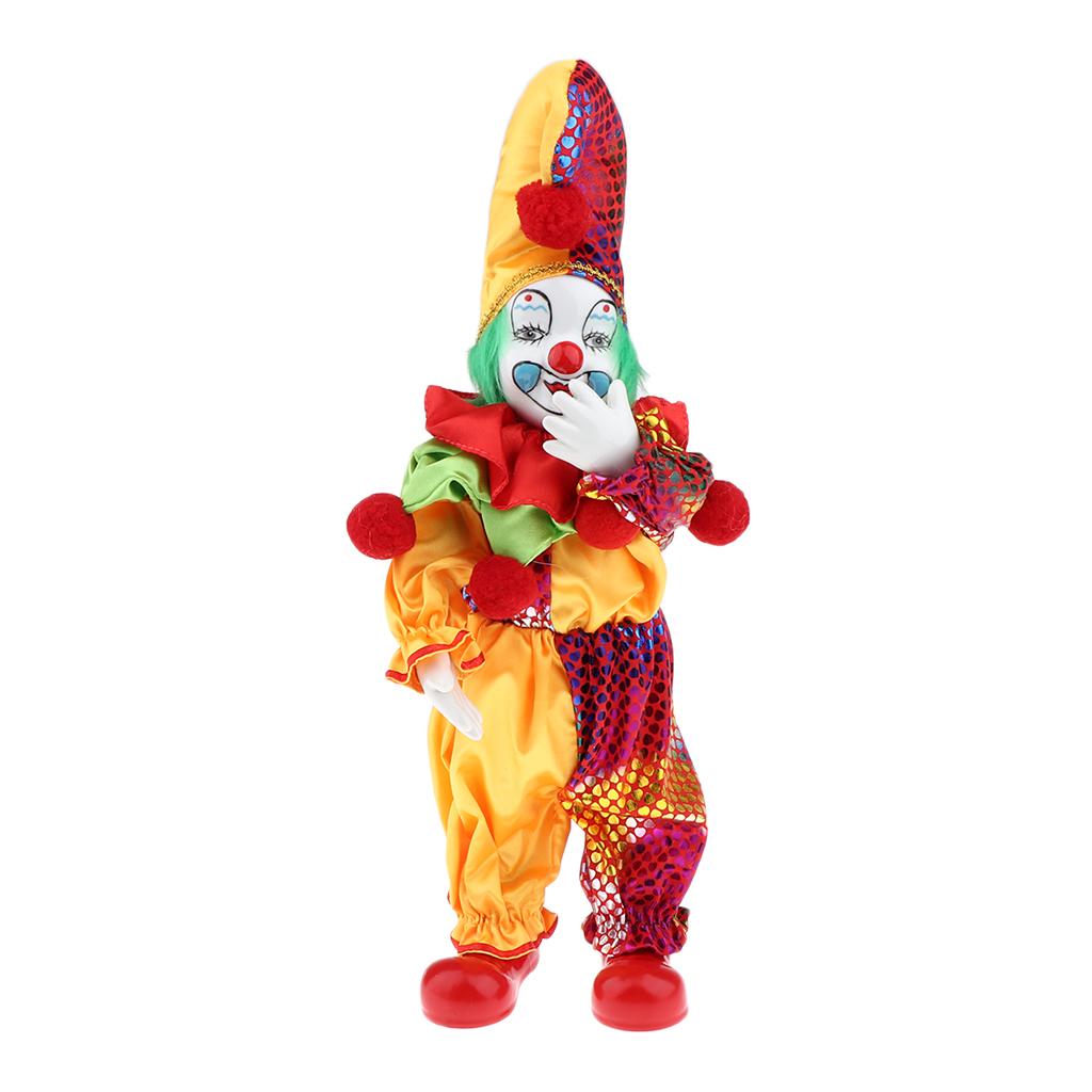 Antike Keramik-Clown-Puppen Vi – Vintage Collectible Porcelain Dolls Bewertung und Preis