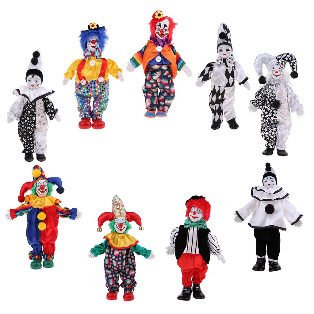 Handgefertigte Porzellan-Clown – Vintage Collectible Porcelain Dolls Bewertung und Preis