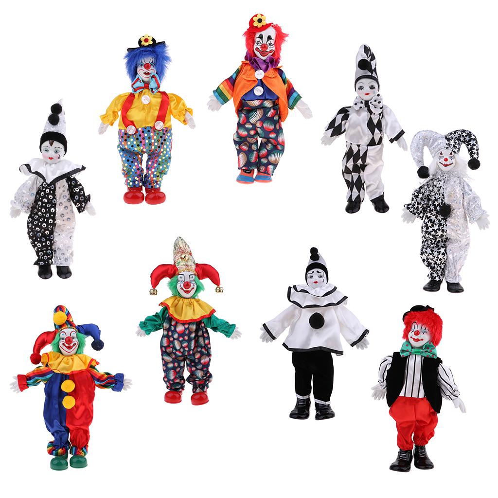 Handgefertigte Porzellan-Clown – Vintage Collectible Porcelain Dolls Bewertung und Preis