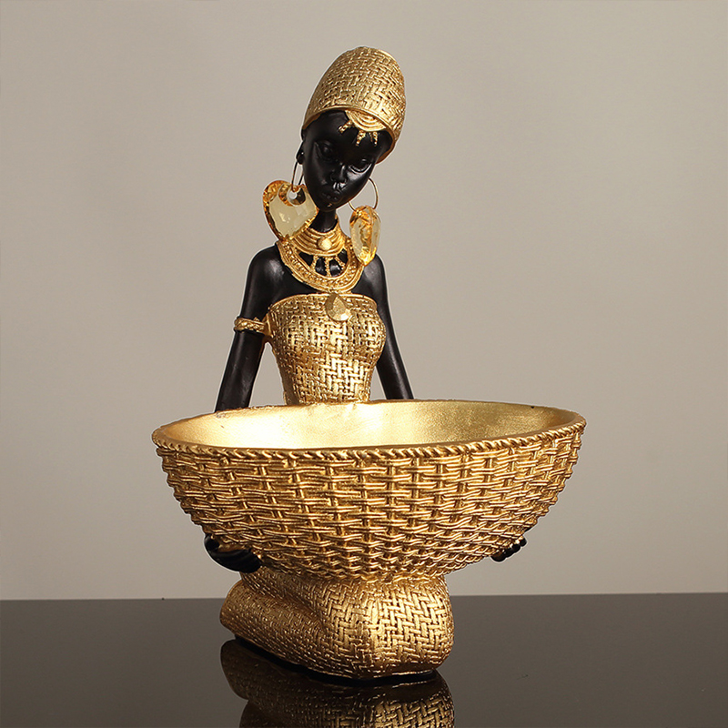 Afrikanisches Mädchen mit Tell – Vintage Collectible Furniture Bewertung und Preis