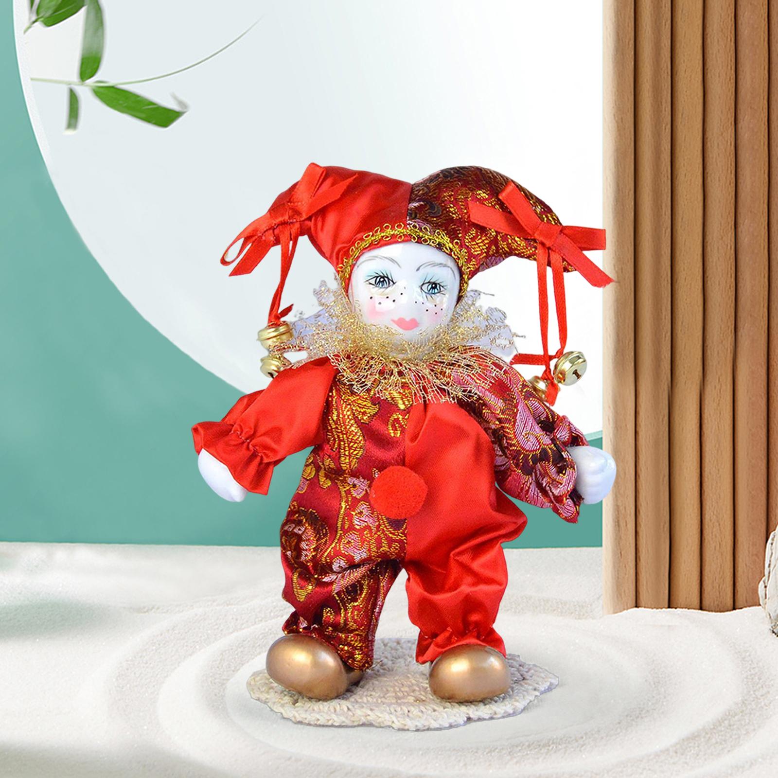 7-Zoll-Clownpuppen, antike Pup – Vintage Collectible Porcelain Dolls Bewertung und Preis
